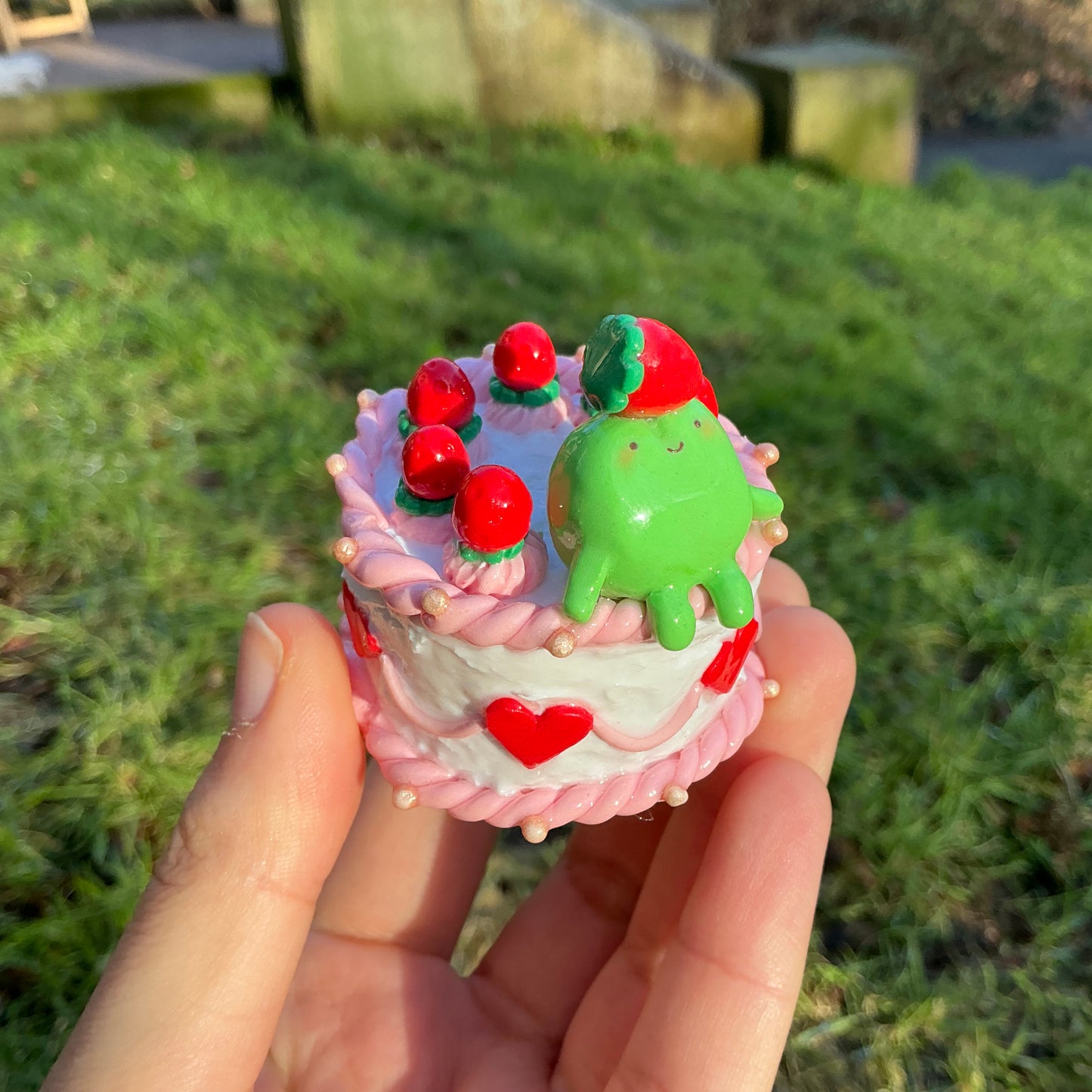 strawberry cake frog - preorder